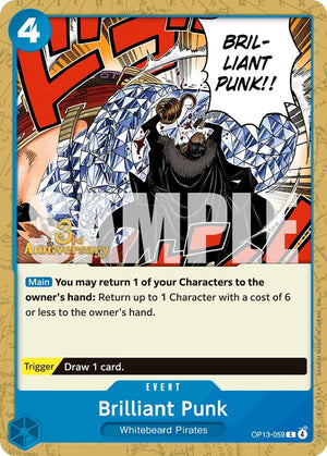 Brilliant Punk (OP13-059) [Carrying On His Will: 3rd Anniversary Tournament Cards]