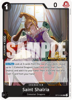 Saint Shalria (OP13-086) [Carrying On His Will: 3rd Anniversary Tournament Cards]