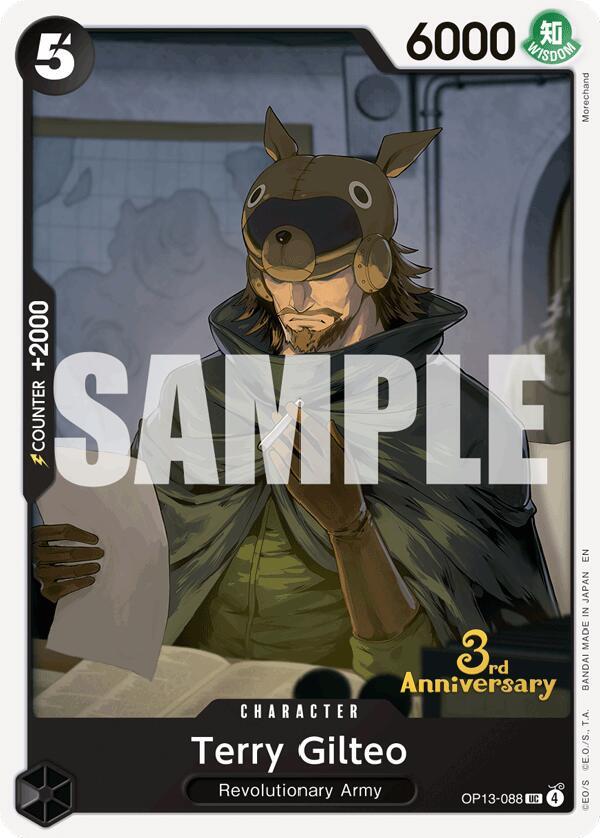 Terry Gilteo (OP13-088) [Carrying On His Will: 3rd Anniversary Tournament Cards]