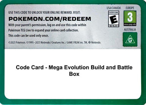 Code Card - Mega Evolution Build and Battle Box [ME01: Mega Evolution]
