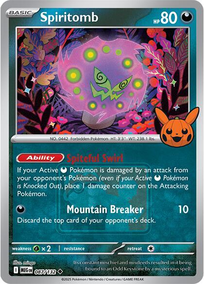 Spiritomb - 087/132 (Pokeween 2025) [Miscellaneous Cards and Products]