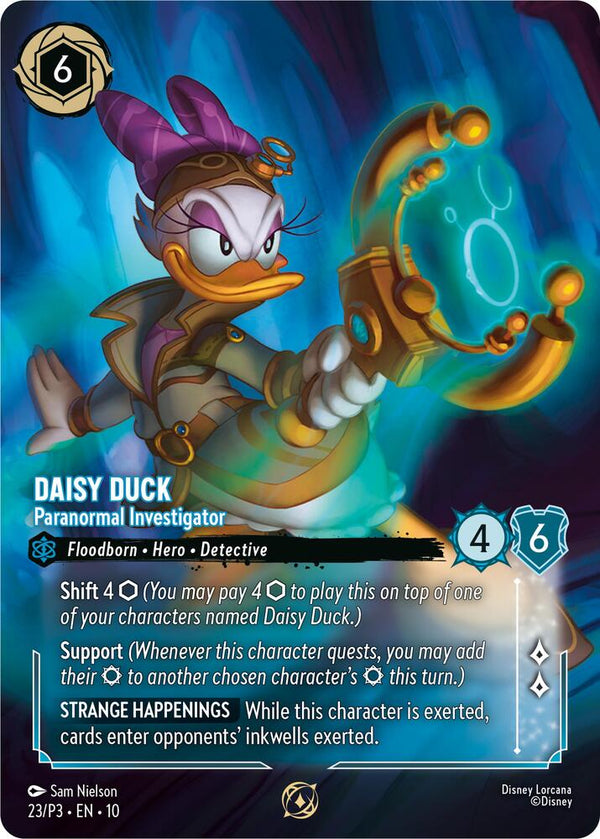Daisy Duck - Paranormal Investigator (Store Championship Participant) (23) [Disney Lorcana Promo Cards]