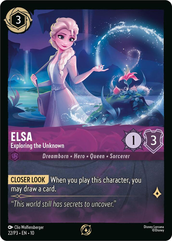 Elsa - Exploring the Unkown (22) [Disney Lorcana Promo Cards]