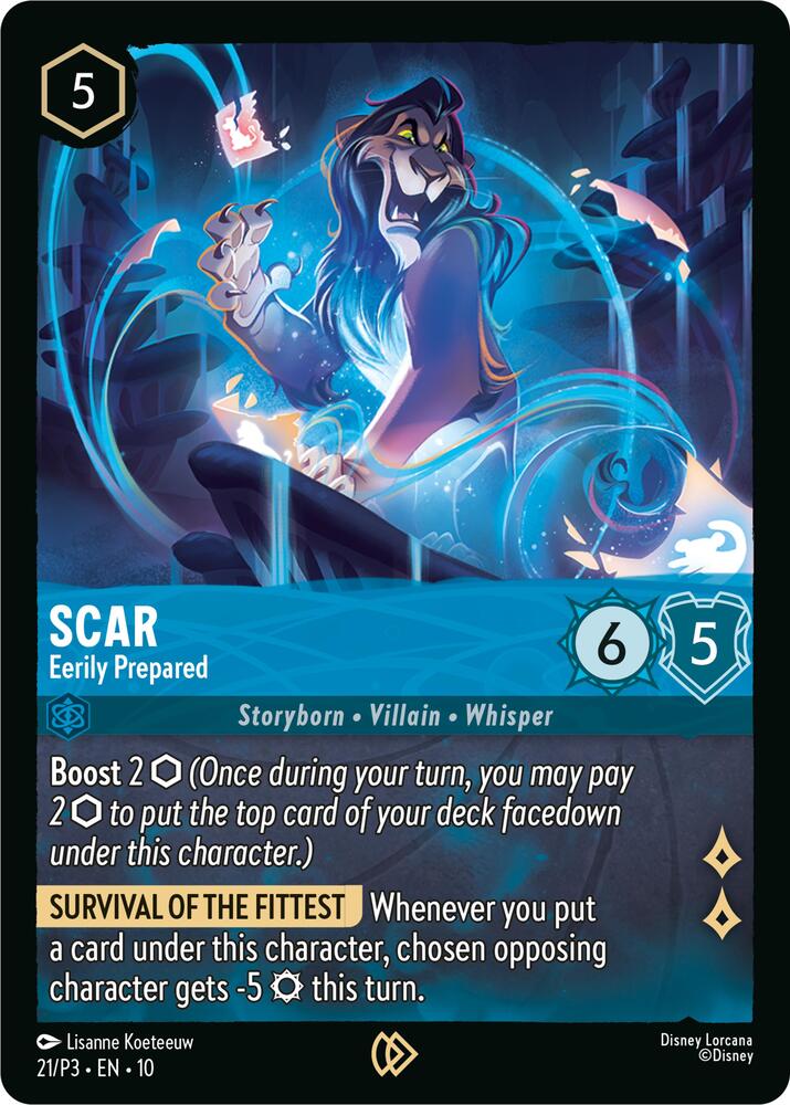 Scar - Eerily Prepared (21) [Disney Lorcana Promo Cards]