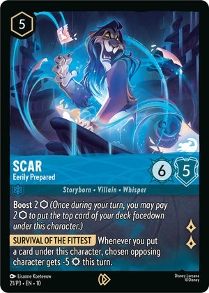 Scar - Eerily Prepared (21) [Disney Lorcana Promo Cards]