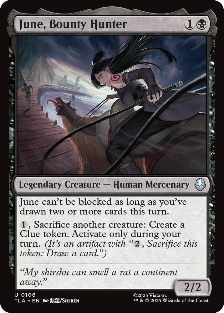 June, Bounty Hunter (106) [Avatar: The Last Airbender]