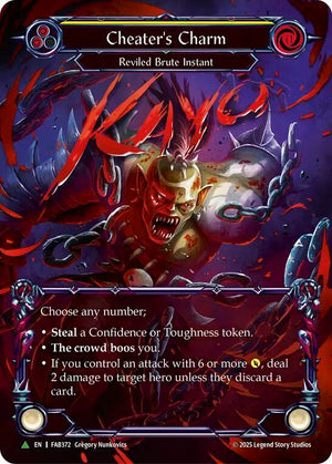Cheater's Charm - FAB372 [Flesh and Blood Promo Cards]