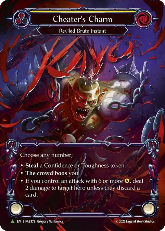 Cheater's Charm - FAB372 [Flesh and Blood Promo Cards]
