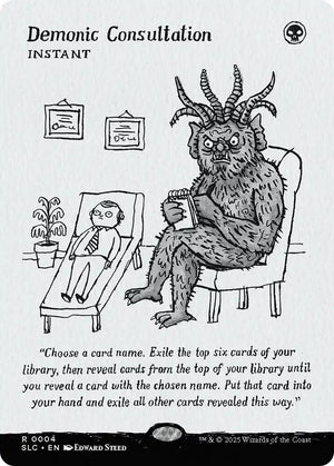 Demonic Consultation (4) [Secret Lair Countdown Kit]