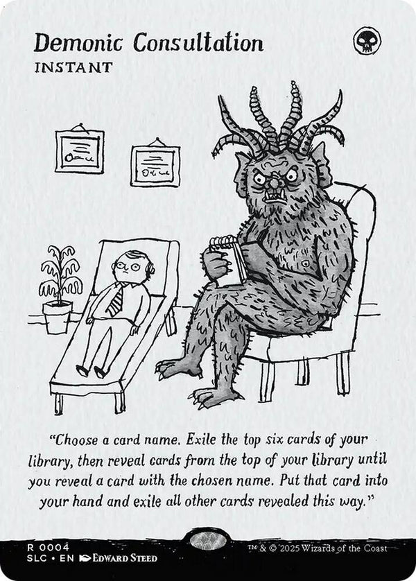 Demonic Consultation (4) [Secret Lair Countdown Kit]