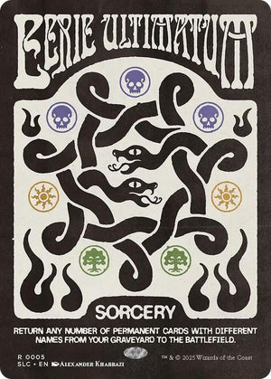 Eerie Ultimatum (5) [Secret Lair Countdown Kit]