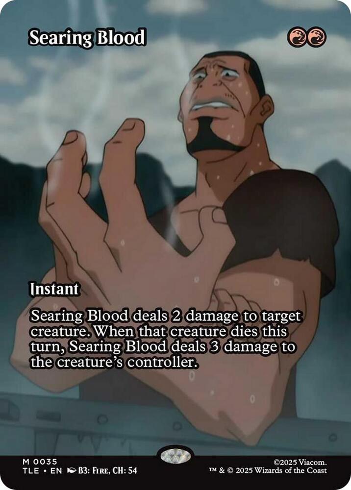 Searing Blood (Borderless) (35) [Avatar: The Last Airbender: Eternal-Legal]