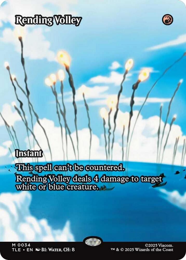 Rending Volley (Borderless) (34) [Avatar: The Last Airbender: Eternal-Legal]