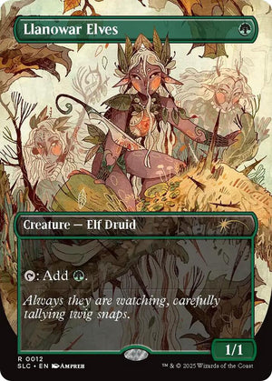 Llanowar Elves (12) [Secret Lair Countdown Kit]