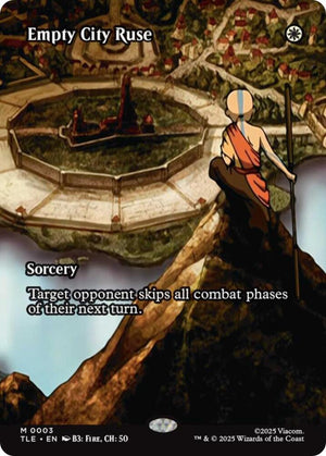 Empty City Ruse (Borderless) (3) [Avatar: The Last Airbender: Eternal-Legal]