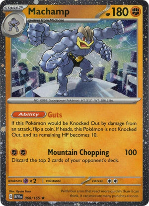 Machamp 068/165 (Cosmos Holo) [Miscellaneous Cards and Products]