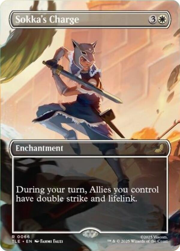 Sokka's Charge (Borderless) (65) [Avatar: The Last Airbender: Eternal-Legal]