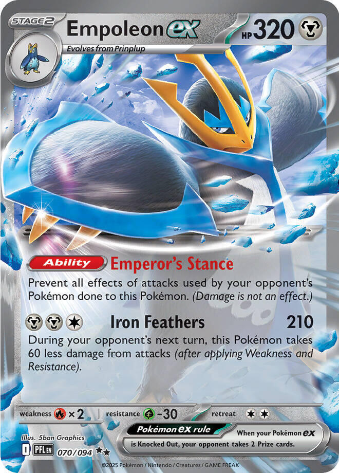 Empoleon ex - 070/094 [ME02: Phantasmal Flames]