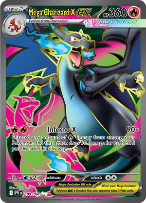 Mega Charizard X ex - 109/094 [ME02: Phantasmal Flames]