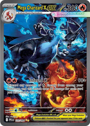 Mega Charizard X ex - 125/094 [ME02: Phantasmal Flames]