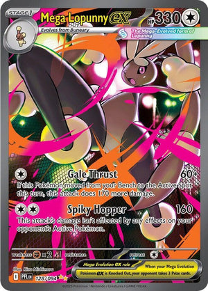 Mega Lopunny ex - 128/094 [ME02: Phantasmal Flames]