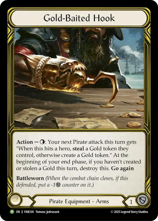 Gold-Baited Hook (Golden) - FAB339 [Flesh and Blood Promo Cards]