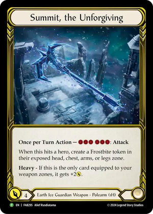 Summit, the Unforgiving (Golden) - FAB295 [Flesh and Blood Promo Cards]