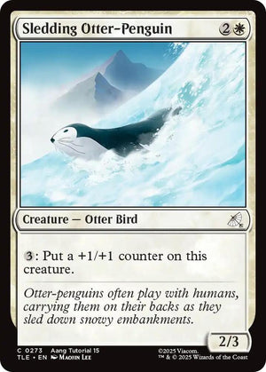 Sledding Otter-Penguin (0273) [Avatar: The Last Airbender: Eternal-Legal]