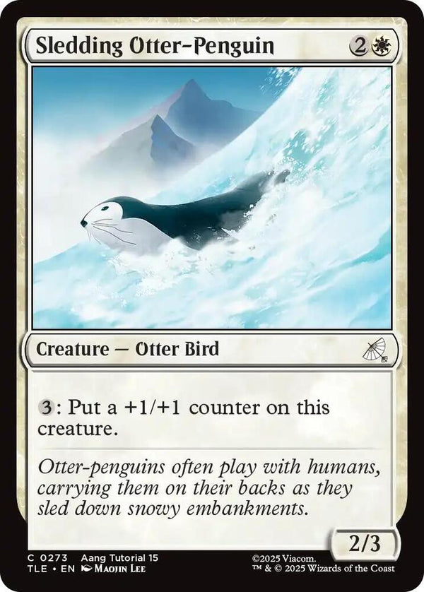 Sledding Otter-Penguin (0273) [Avatar: The Last Airbender: Eternal-Legal]