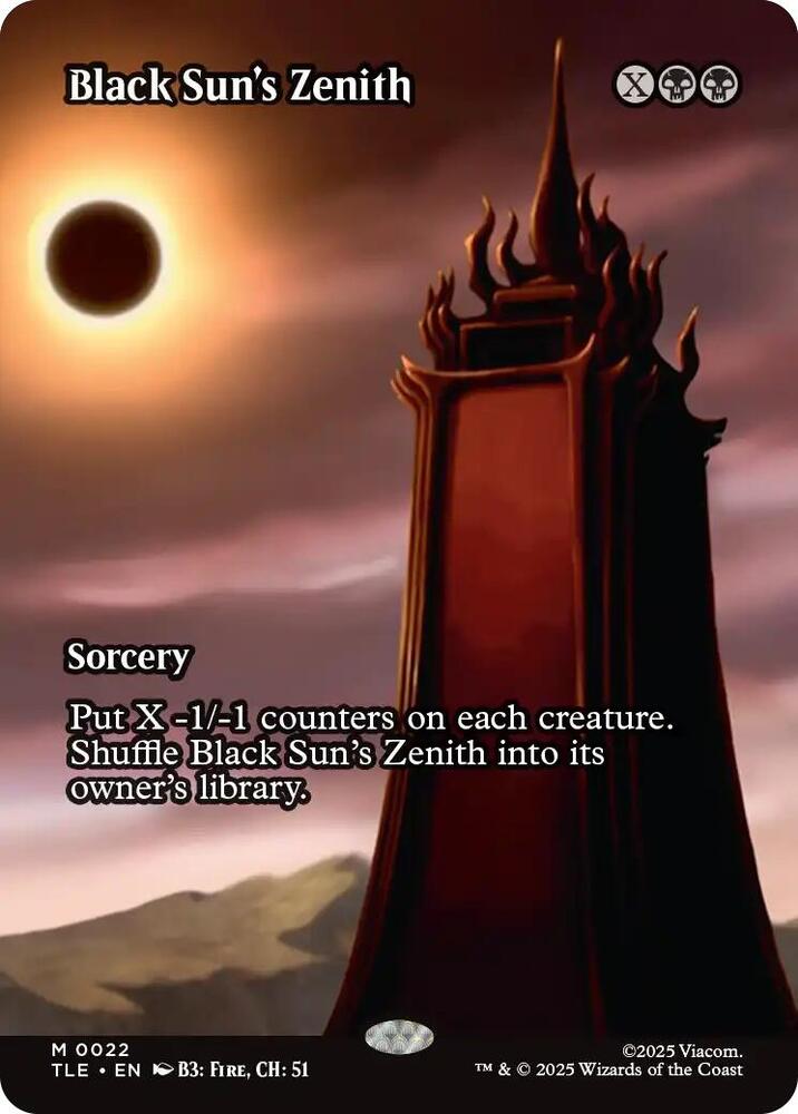 Black Sun's Zenith (Borderless) (22) [Avatar: The Last Airbender: Eternal-Legal]