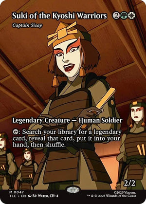 Suki of the Kyoshi Warriors - Captain Sisay (Borderless) (47) [Avatar: The Last Airbender: Eternal-Legal]