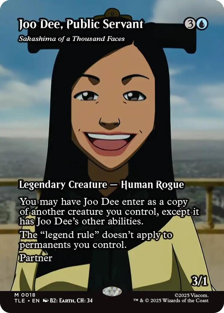 Joo Dee, Public Servant - Sakashima of a Thousand Faces (Borderless) (18) [Avatar: The Last Airbender: Eternal-Legal]