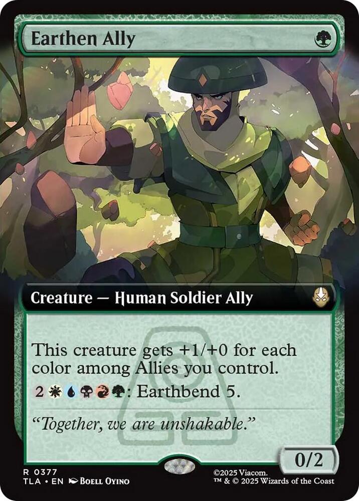Earthen Ally (Extended Art) (377) [Avatar: The Last Airbender]