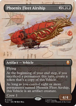Phoenix Fleet Airship (Borderless) (323) [Avatar: The Last Airbender]