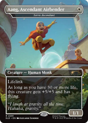 Aang, Ascendant Airbender - Serra Ascendant (2291) [Secret Lair Drop]