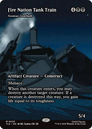 Fire Nation Tank Train - Noxious Gearhulk (Borderless) (25) [Avatar: The Last Airbender: Eternal-Legal]