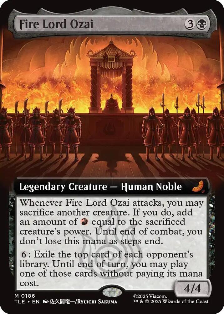 Fire Lord Ozai (Extended Art) (186) [Avatar: The Last Airbender: Eternal-Legal]