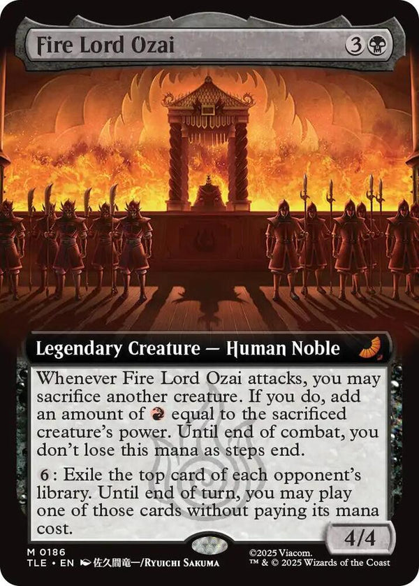 Fire Lord Ozai (Extended Art) (186) [Avatar: The Last Airbender: Eternal-Legal]