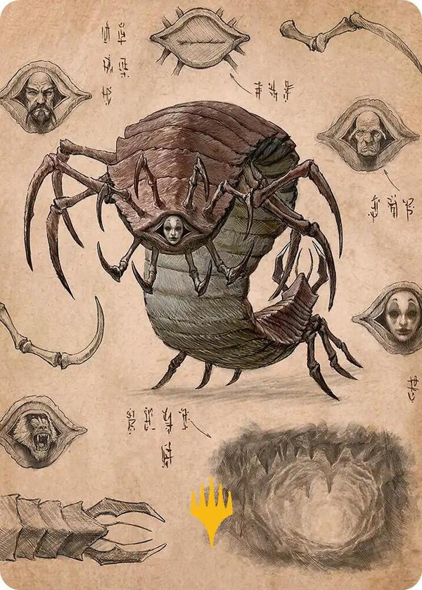 Koh, the Face Stealer 2 Art Card (Gold-Stamped Planeswalker Symbol) (34) [Avatar: The Last Airbender Art Series]