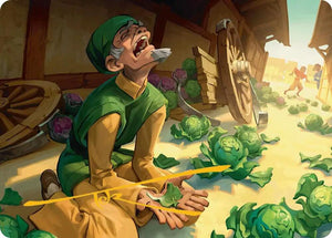 Unlucky Cabbage Merchant Art Card (Gold-Stamped Signature) (19) [Avatar: The Last Airbender Art Series]