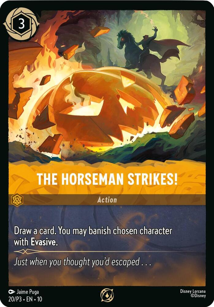 The Horseman Strikes! (20) [Disney Lorcana Promo Cards]