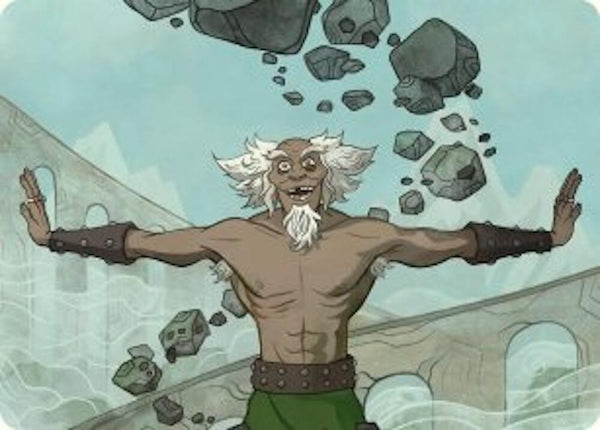 Bumi, Unleashed Art Card (46) [Avatar: The Last Airbender Art Series]