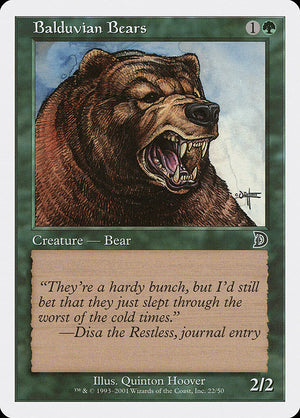 Balduvian Bears (22) [Deckmasters]