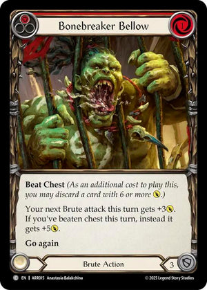 Bonebreaker Bellow (Red) (ARR015) [Armory Deck: Rhinar]