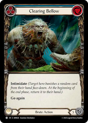 Clearing Bellow (ARR026) [Armory Deck: Rhinar]