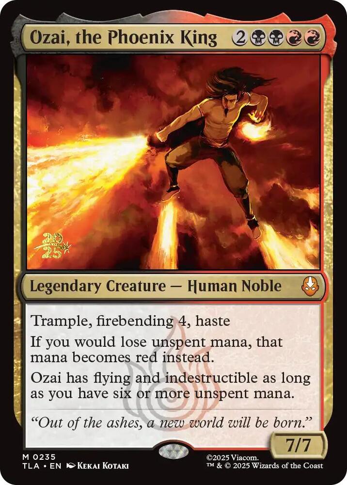 Ozai, the Phoenix King (235) [Prerelease Cards]