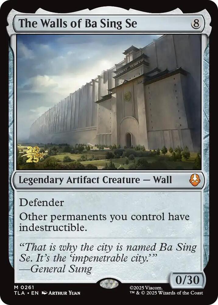 The Walls of Ba Sing Se (261) [Prerelease Cards]
