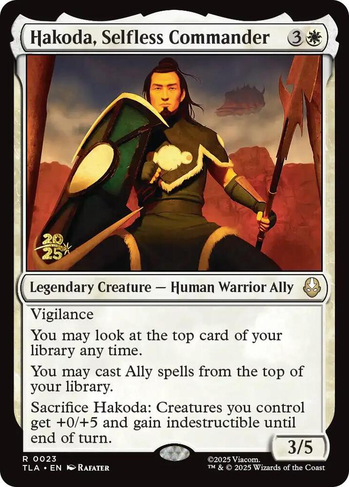 Hakoda, Selfless Commander (23) [Prerelease Cards]
