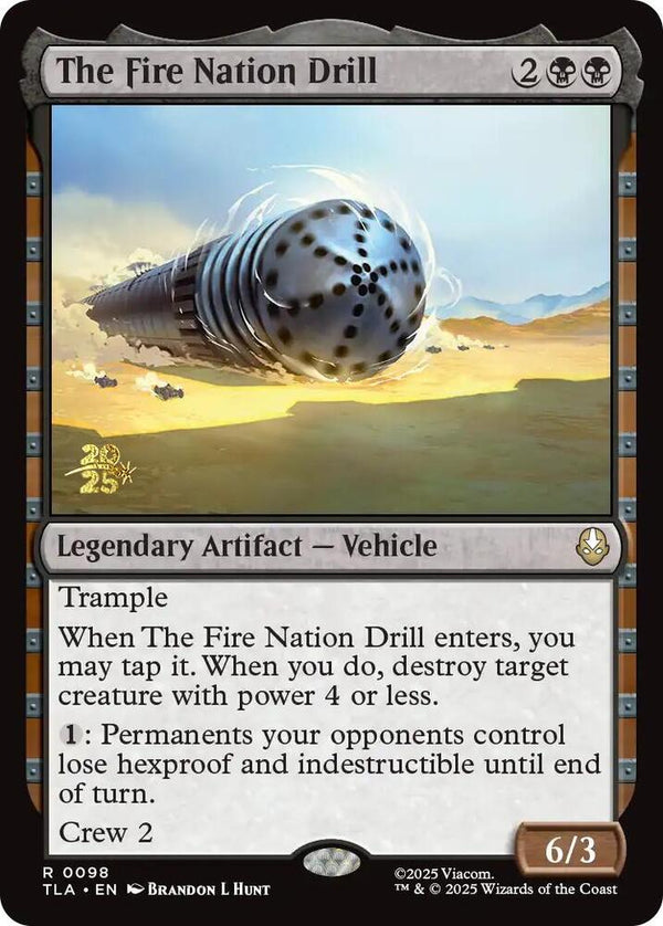 The Fire Nation Drill (98) [Prerelease Cards]
