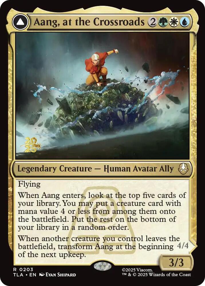Aang, at the Crossroads (203) [Prerelease Cards]